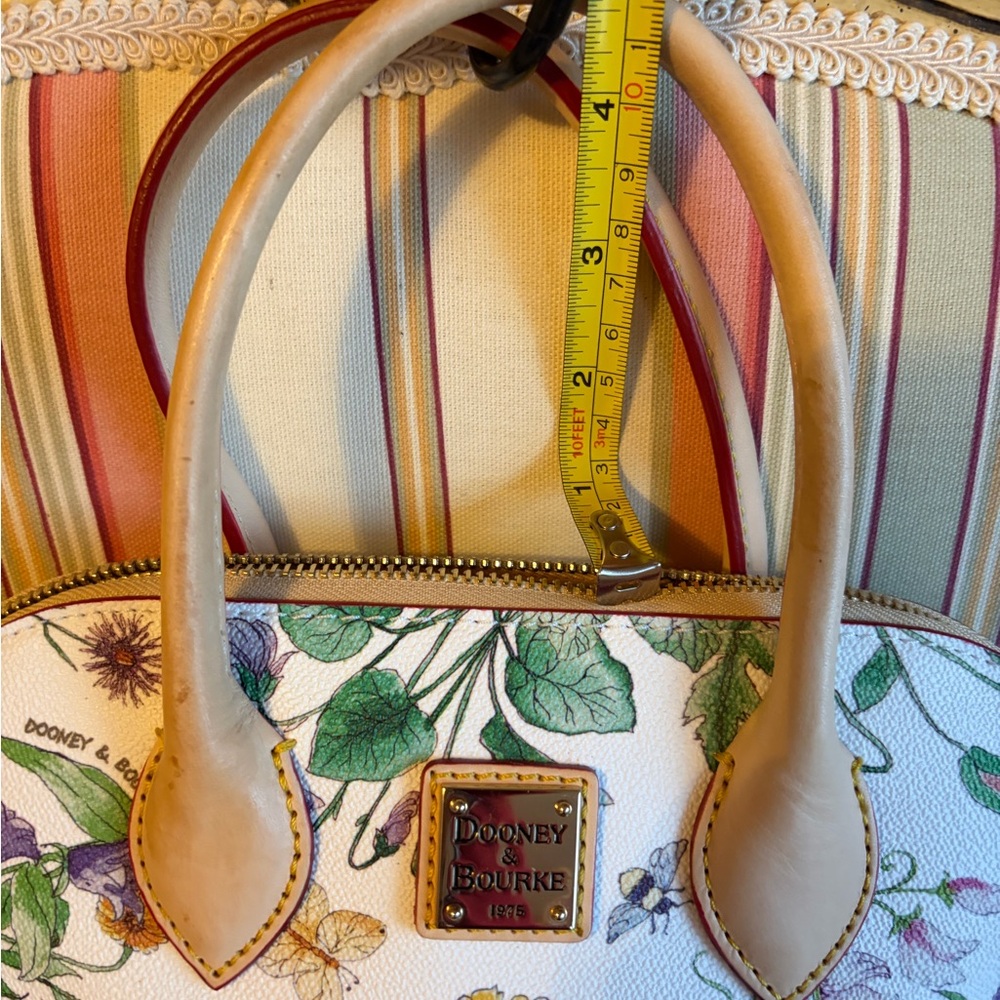 Dooney & Bourke Botanical Series Floral Domed Satchel NWOT - Picture 3 of 6
